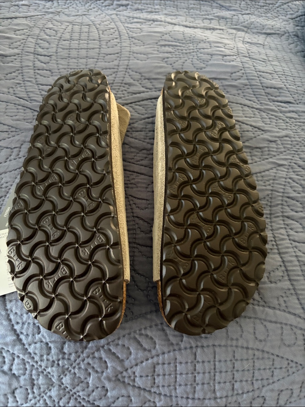 Birkenstock brand new in box Taupe Arizona Label - Picture 4 of 5